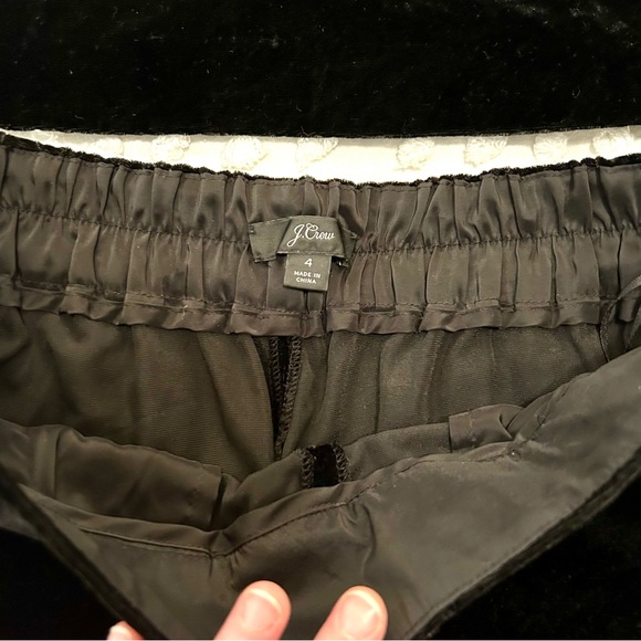 J. Crew Women’s Black Velvet Matching Set Size 4 - Picture 3 of 16